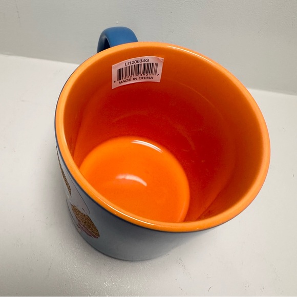 DISNEY Stitch 20oz Ceramic Mug Blue and Orange New - Picture 3 of 6